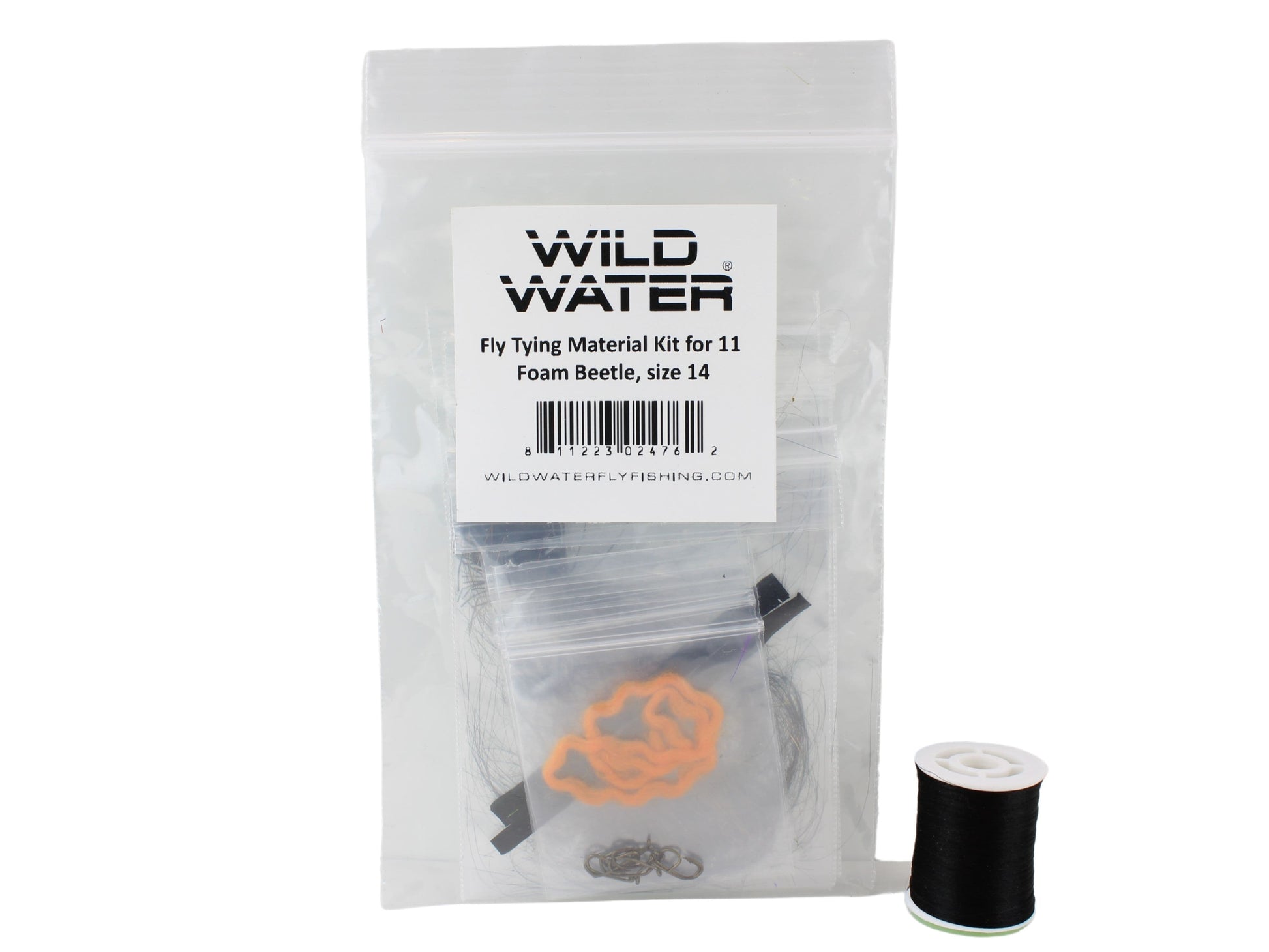 Wild Water Fly Fishing Fly Tying Material Kit, Foam Beetle-Goodwynn&#39;sGoodwynn&#39;s