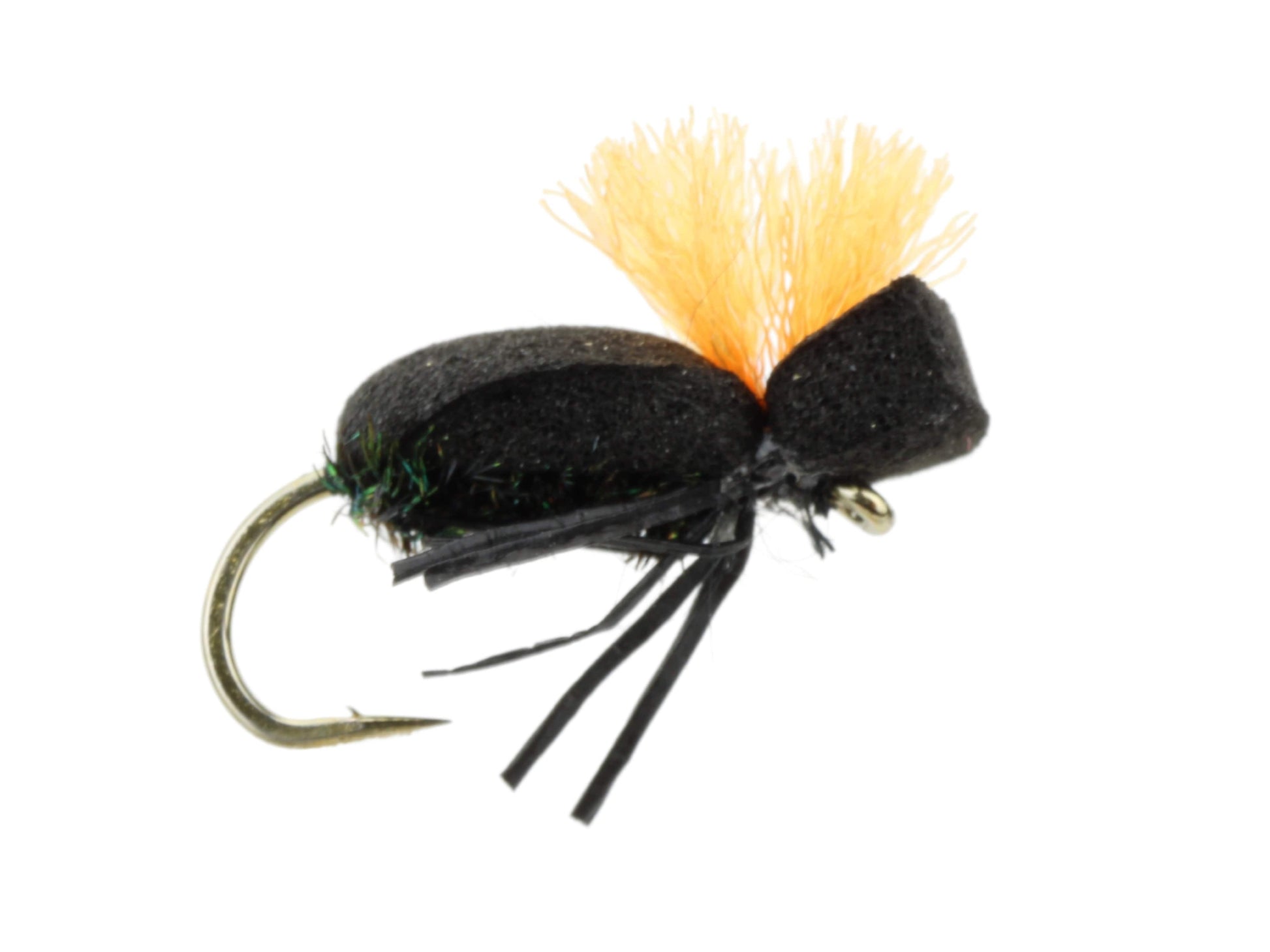 Wild Water Fly Fishing Foam Beetle, Size 14, Qty. 6-Goodwynn&#39;sGoodwynn&#39;s