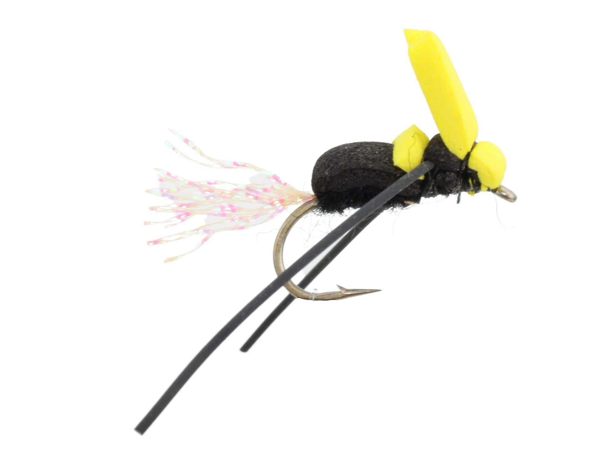 Wild Water Fly Fishing Foam Bumblebee, Size 12 Qty. 6-Goodwynn&#39;sGoodwynn&#39;s