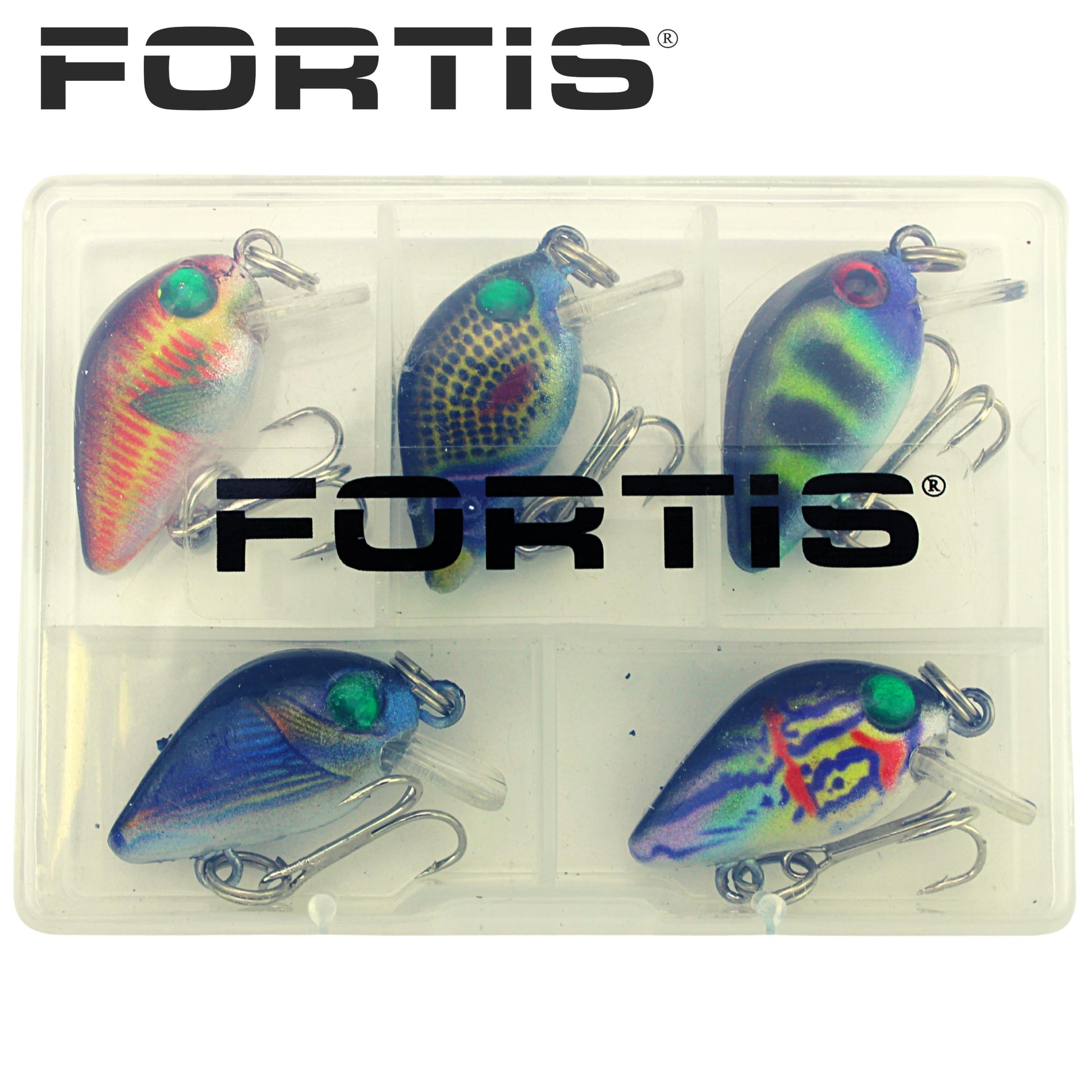 Fortis Mini Crankbait Assortment 2 with 5 Mini Crankbait Lures-Goodwynn&#39;sGoodwynn&#39;s