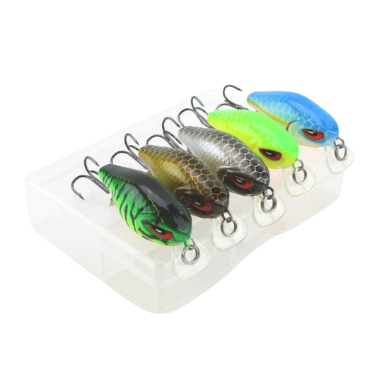 Fortis Mini Crankbait Assortment 4 with 5 Mini Crankbait Lures-Goodwynn's