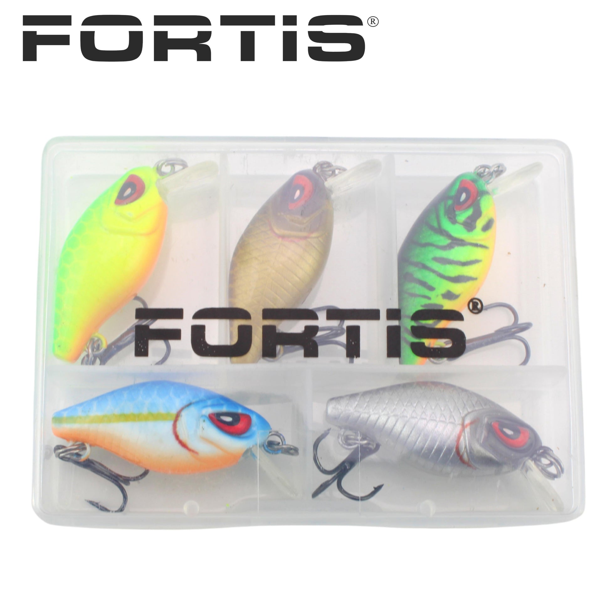 Fortis Mini Crankbait Assortment 4 with 5 Mini Crankbait Lures-Goodwynn&#39;sGoodwynn&#39;s