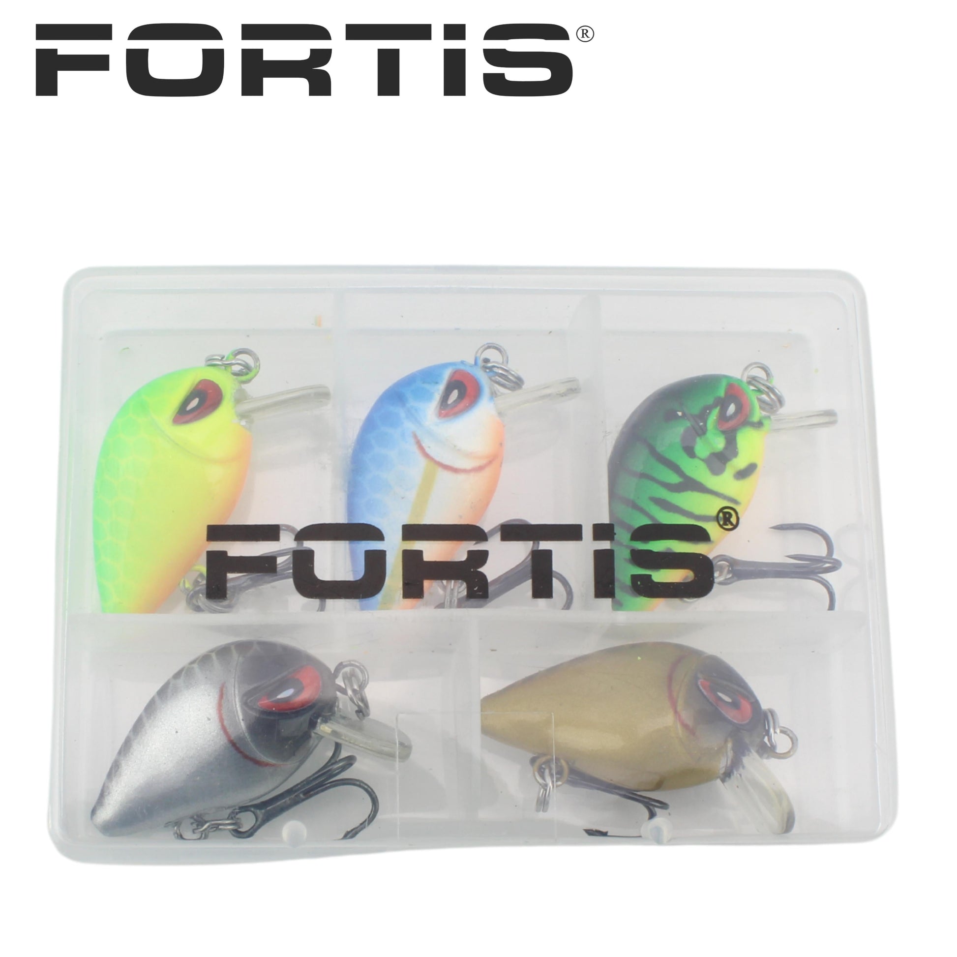 Fortis Mini Crankbait Assortment 5 with 5 Mini Crankbait Lures-Goodwynn&#39;sGoodwynn&#39;s