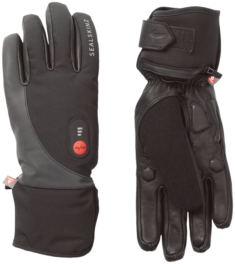 SealSkinz Upwell Heated Gloves -  Black  Small