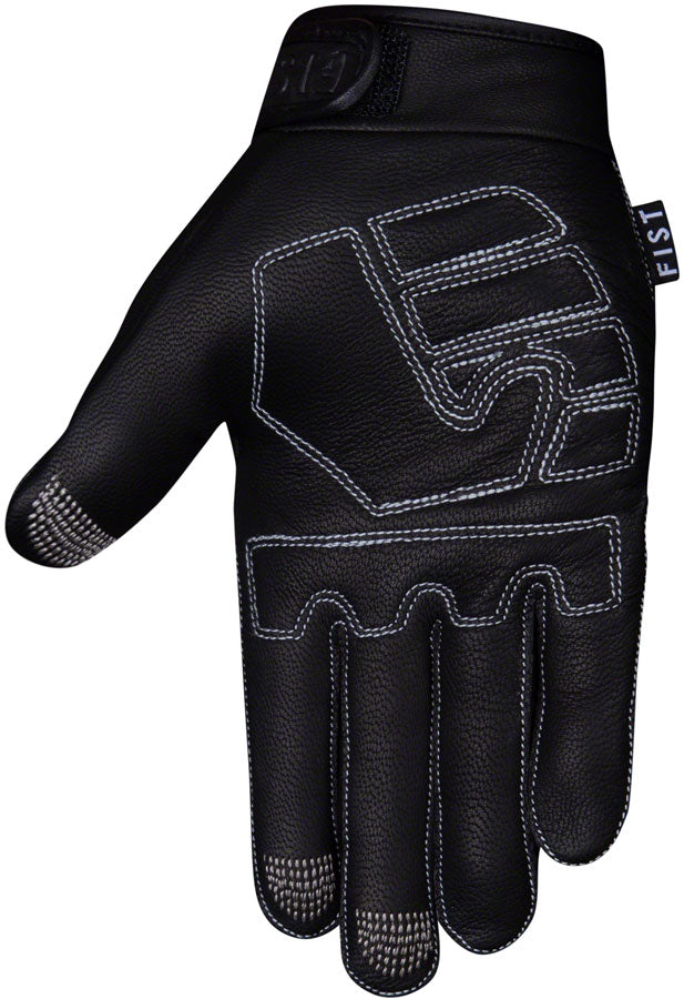 Fist Handwear Road Warrior Leather Gloves - Black Full Finger Large