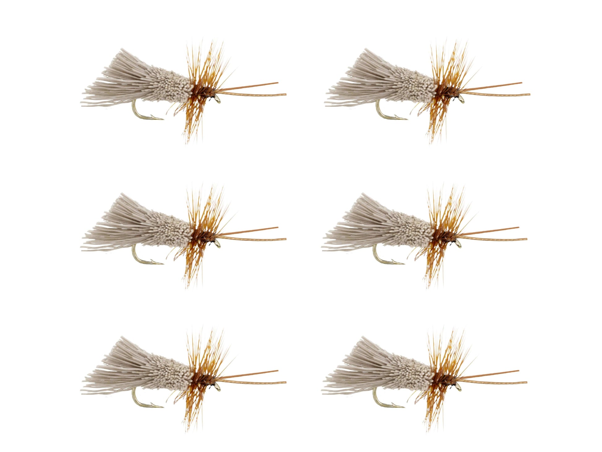 Wild Water Fly Fishing Goddard Natural Caddis, Size 12, Qty. 6-Goodwynn&#39;sGoodwynn&#39;s