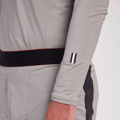 Graphene Midweight Baselayer Top - Fog Khaki