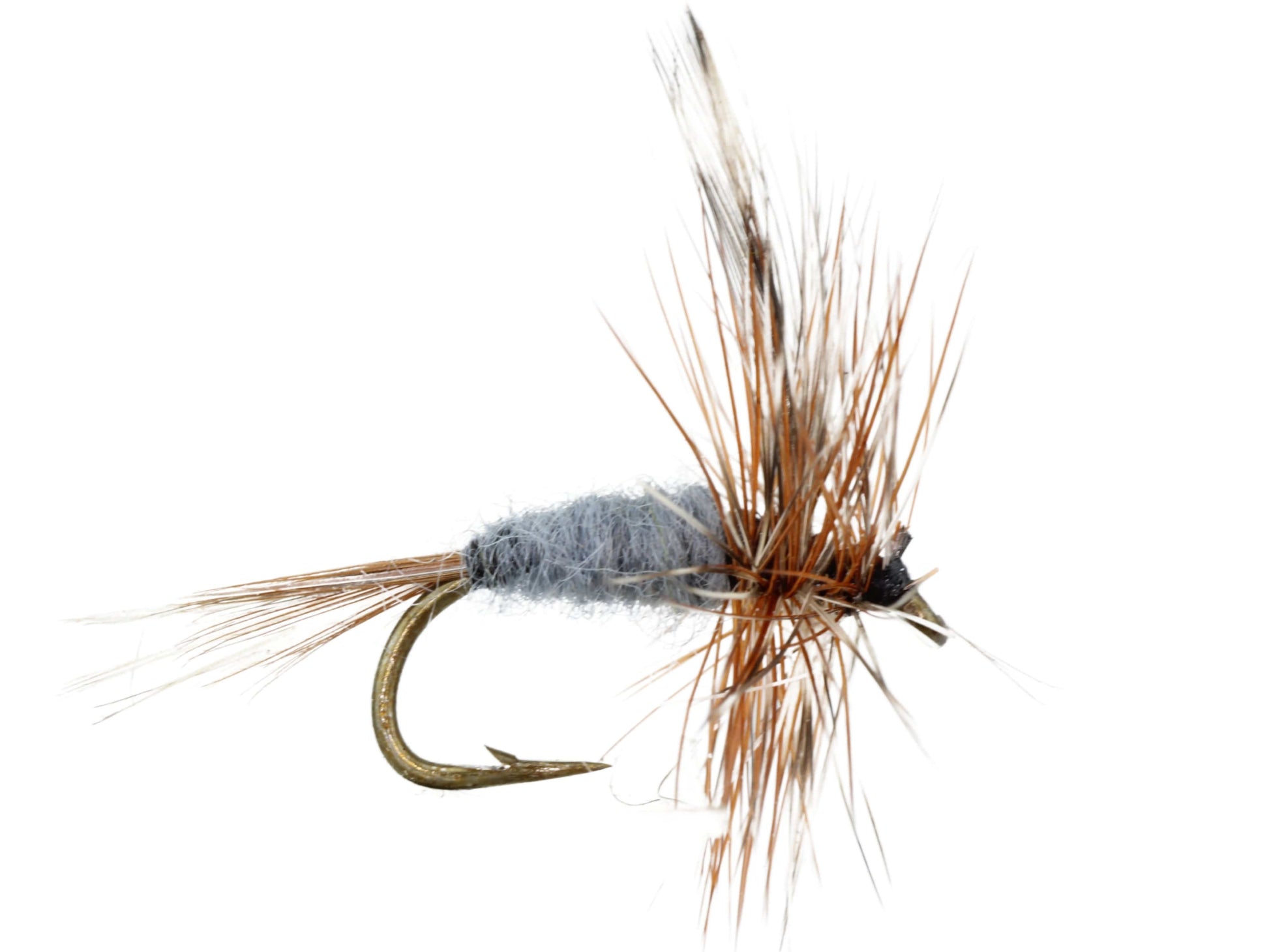 Wild Water Fly Fishing Gray Adams, Size 12, Qty. 6-Goodwynn&#39;sGoodwynn&#39;s