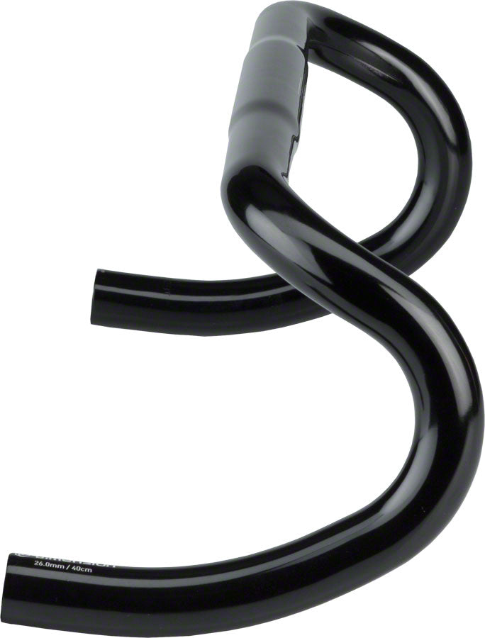 MSW Short Drop Handlebar - Aluminum 26mm 40cm Black