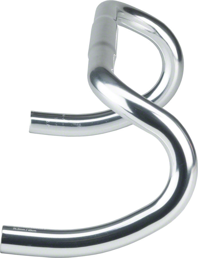 MSW Short Drop Handlebar - Aluminum 26mm 40cm Silver-Goodwynn&#39;sGoodwynn&#39;s