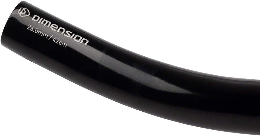 MSW Short Drop Handlebar - Aluminum 26mm 42cm Black