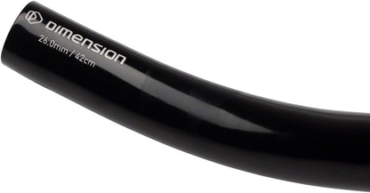 MSW Short Drop Handlebar - Aluminum 26mm 42cm Black