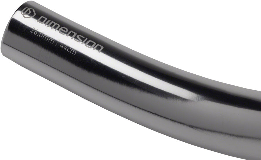 MSW Short Drop Handlebar - Aluminum 26mm 44cm Silver