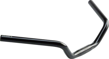 MSW 25.4 Urban Cruiser Bar 600mm Wide 70mm Rise 50 degree Sweep Black