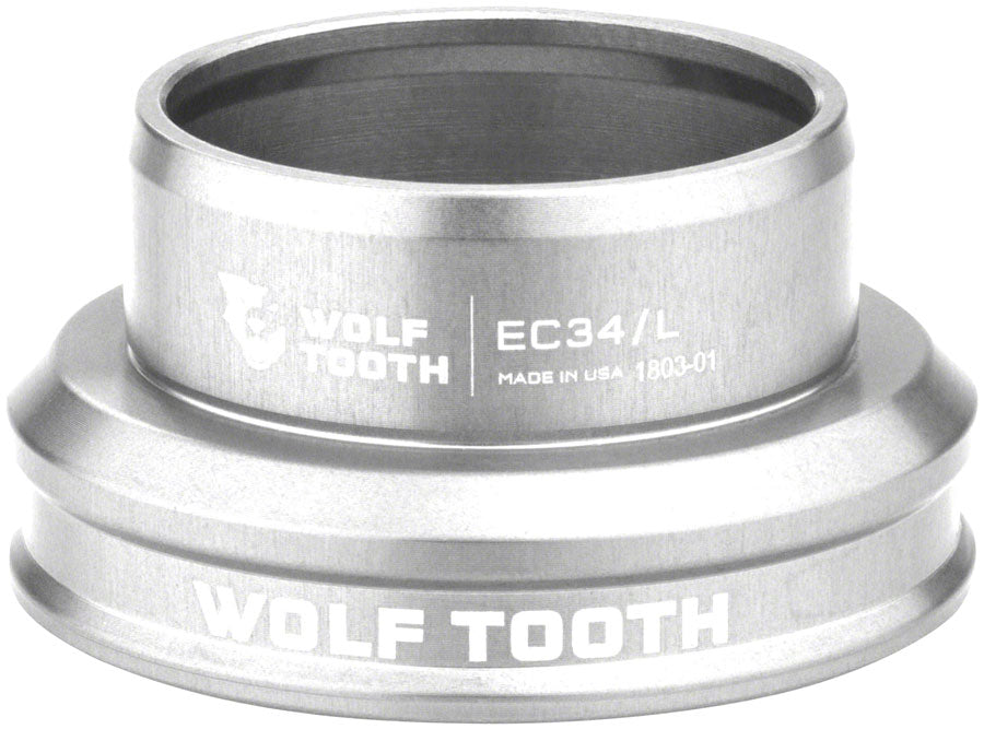 Wolf Tooth Performance Headset - EC34/30 Lower Raw Silver