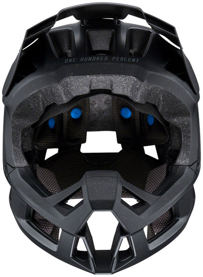 100% Trajecta Full Face Helmet with Fidlock - Black Small