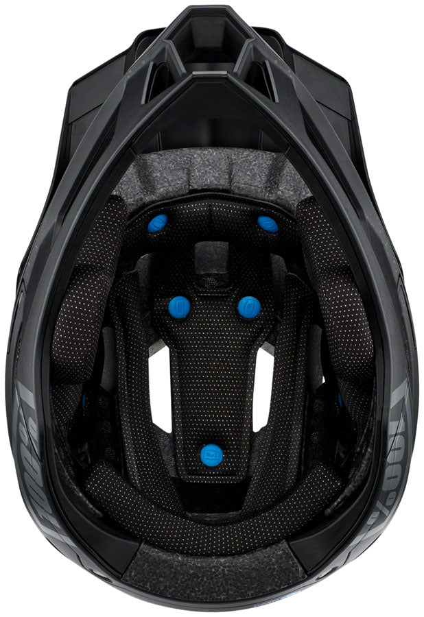 100% Trajecta Full Face Helmet with Fidlock - Black Large