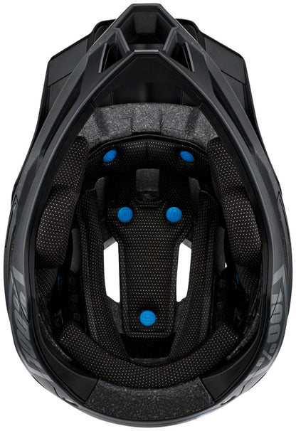 100% Trajecta Full Face Helmet with Fidlock - Black Large