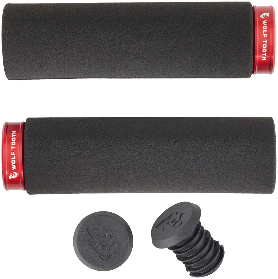 Wolf Tooth Fat Paw Lock-on Grips - Black/Red-Goodwynn&#39;sGoodwynn&#39;s