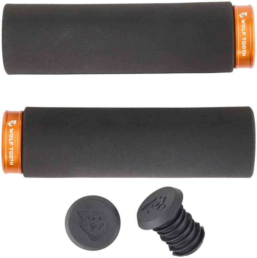 Wolf Tooth Fat Paw Lock-on Grips - Black/Orange-Goodwynn&#39;sGoodwynn&#39;s