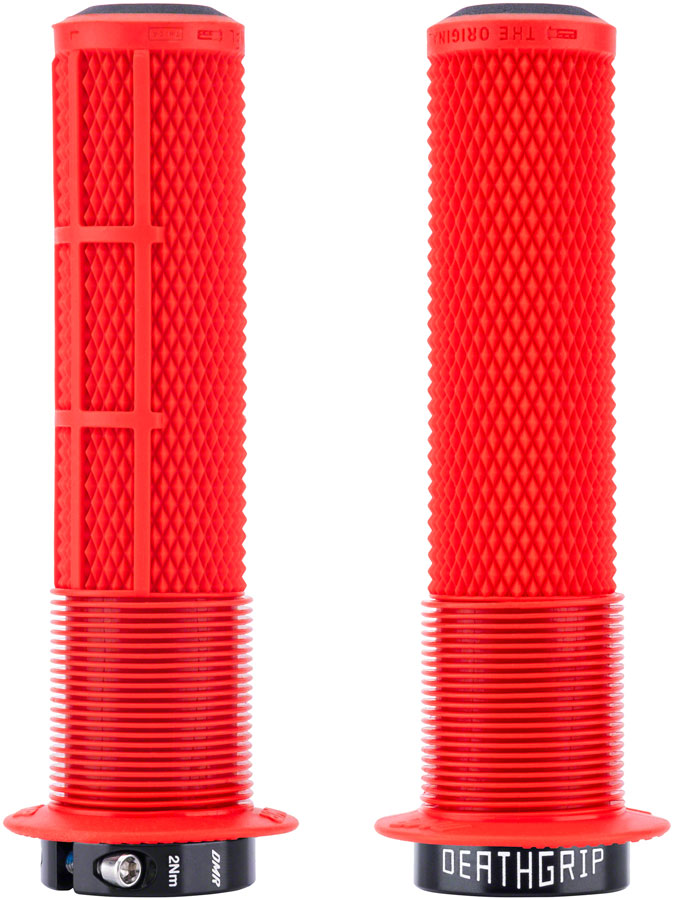 DMR DeathGrip 2 Flanged Grips - Thick Lock-On Red-Goodwynn&#39;sGoodwynn&#39;s