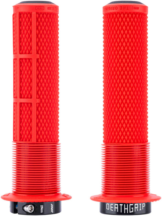 DMR DeathGrip 2 Flanged Grips - Thin Lock-On Red-Goodwynn's