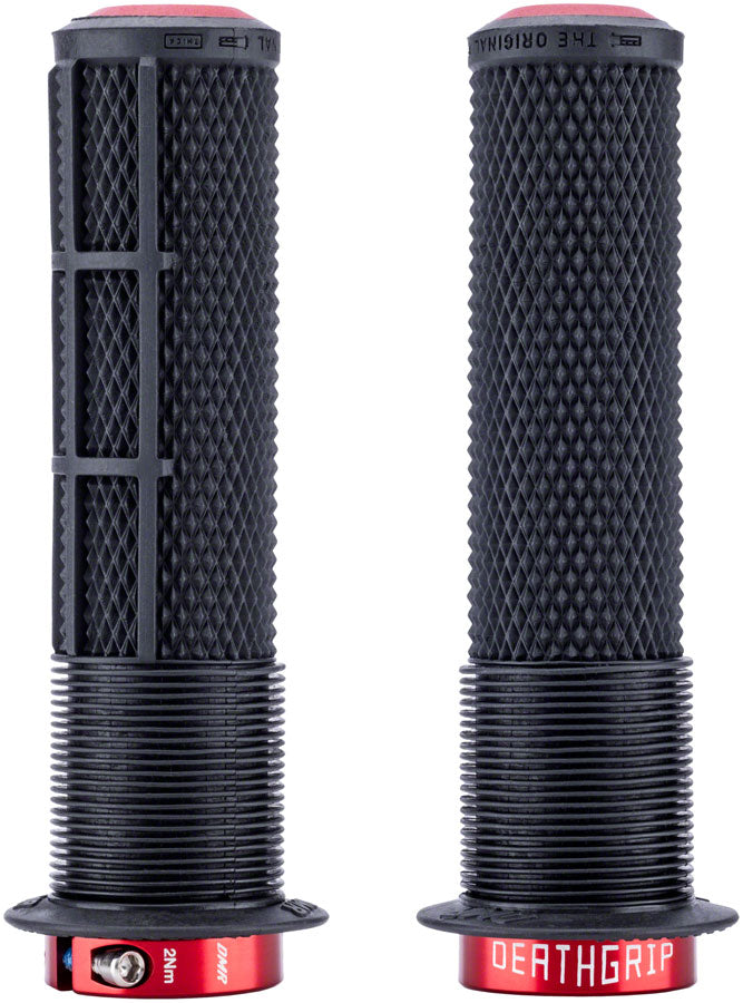 DMR DeathGrip 2 Race Edition Grips - Thick Lock-On Black Flanged-Goodwynn&#39;sGoodwynn&#39;s