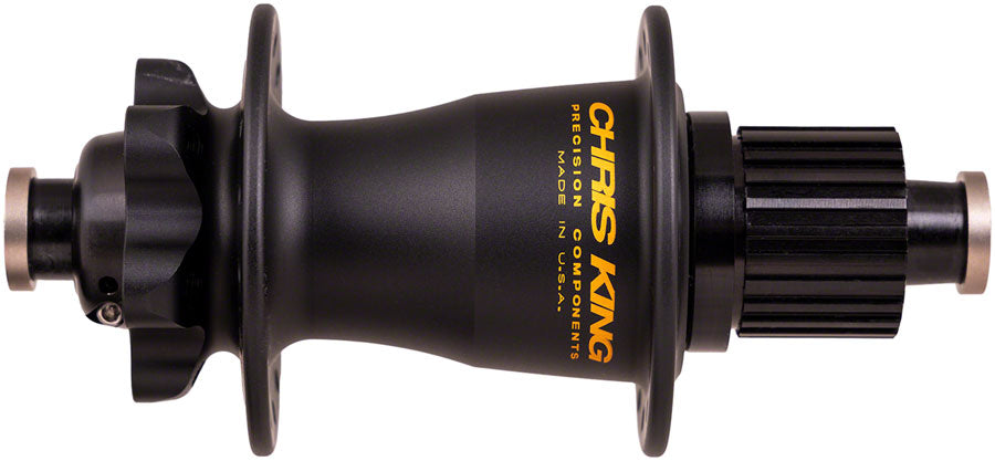 Chris King Boost Rear Hub - 12 x 148mm 6-Bolt MicroSpline Matte BLK/Gold 32H-Goodwynn&#39;sGoodwynn&#39;s