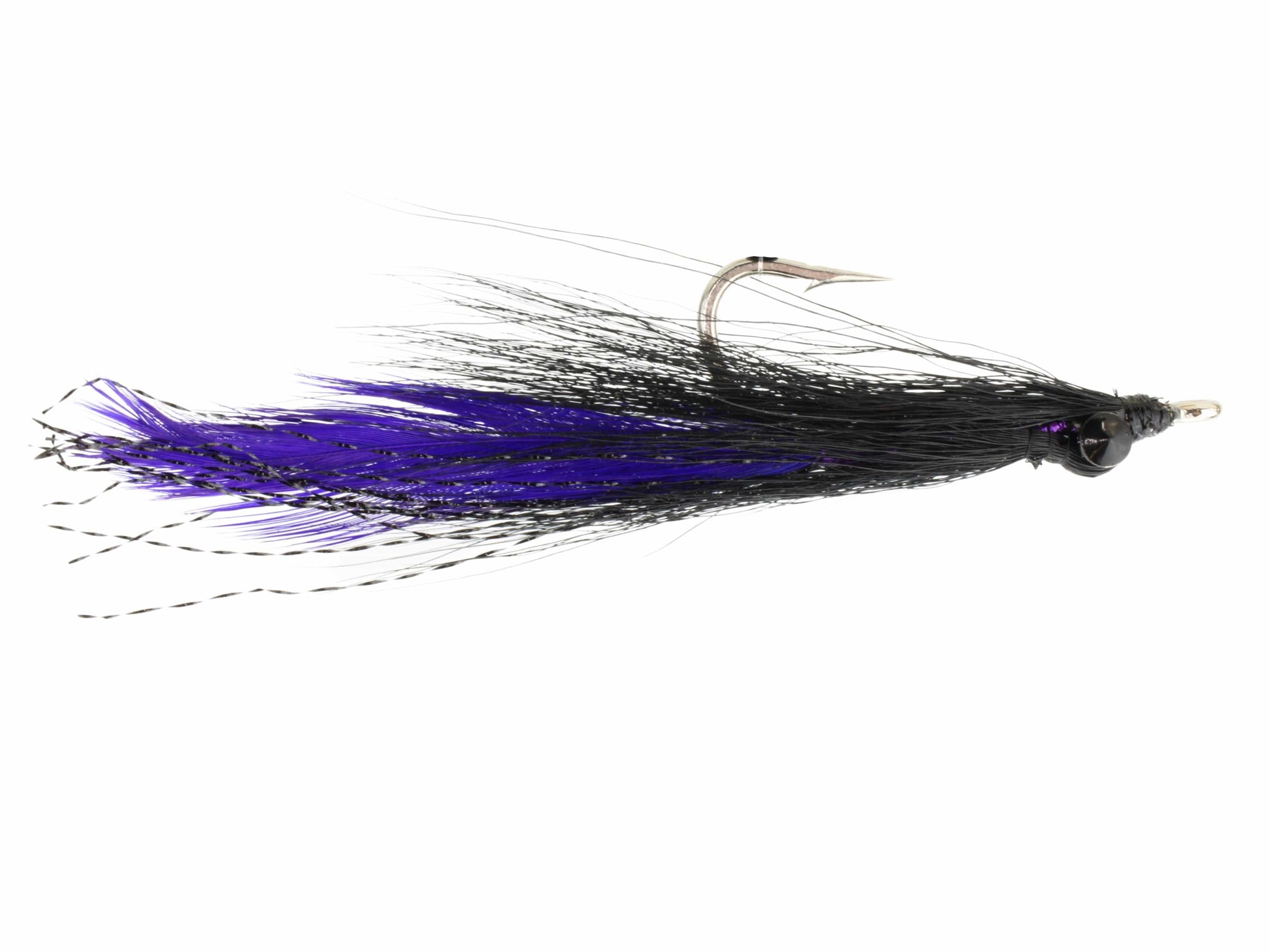 Wild Water Fly Fishing Purple and Black Deep Diving Demon Clouser, size 2/0, qty. 3-Goodwynn&#39;sGoodwynn&#39;s