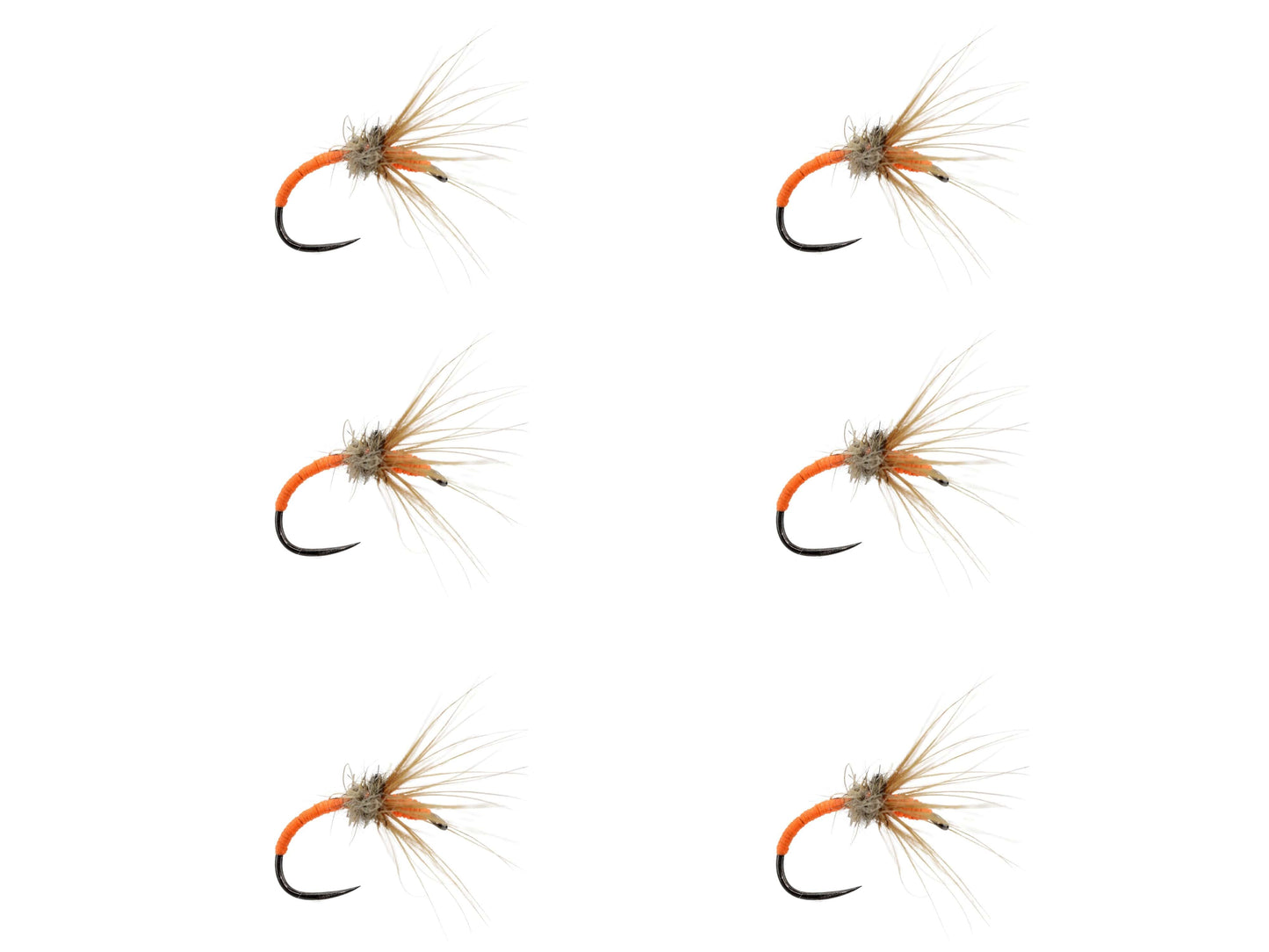 Wild Water Fly Fishing Hen and Hound Tenkara Fly, size 12, qty. 6