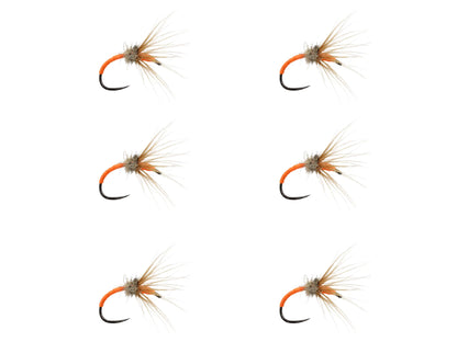 Wild Water Fly Fishing Hen and Hound Tenkara Fly, size 12, qty. 6