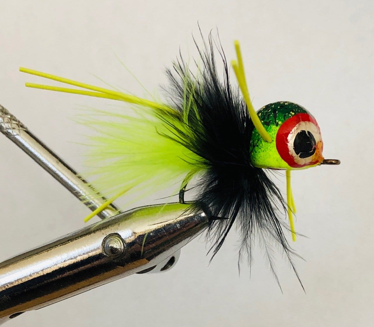 Wild Water Fly Fishing Frog Pattern Spherical Head Popper, Size 4, Qty. 4-Goodwynn&#39;sGoodwynn&#39;s