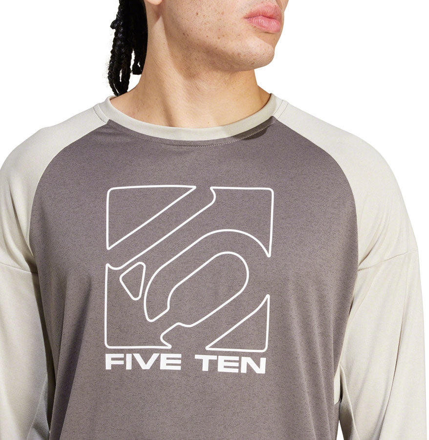 Five Ten Long Sleeve Jersey - Charcoal/Gray Mens Large