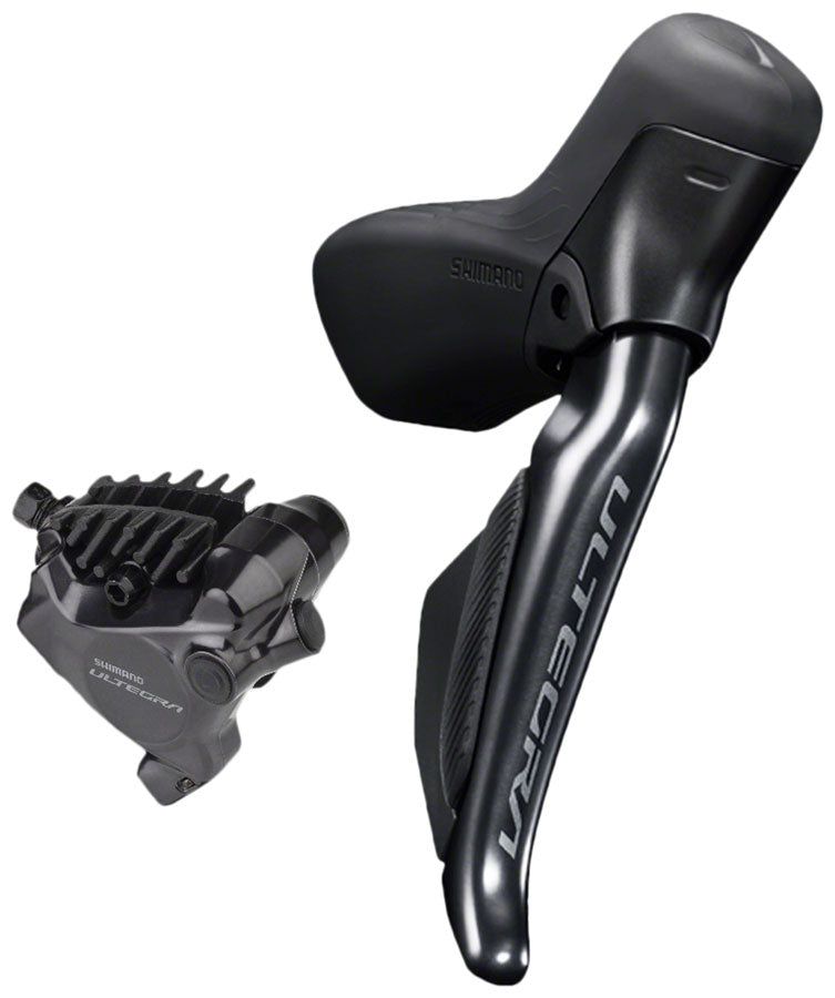 Shimano Ultegra ST-R8170E Di2 Shift/Brake Lever BR-R8170 Hydraulic Disc Brake Caliper - Right/Rear 12-Speed Flat Mount BLK-Goodwynn&#39;sGoodwynn&#39;s