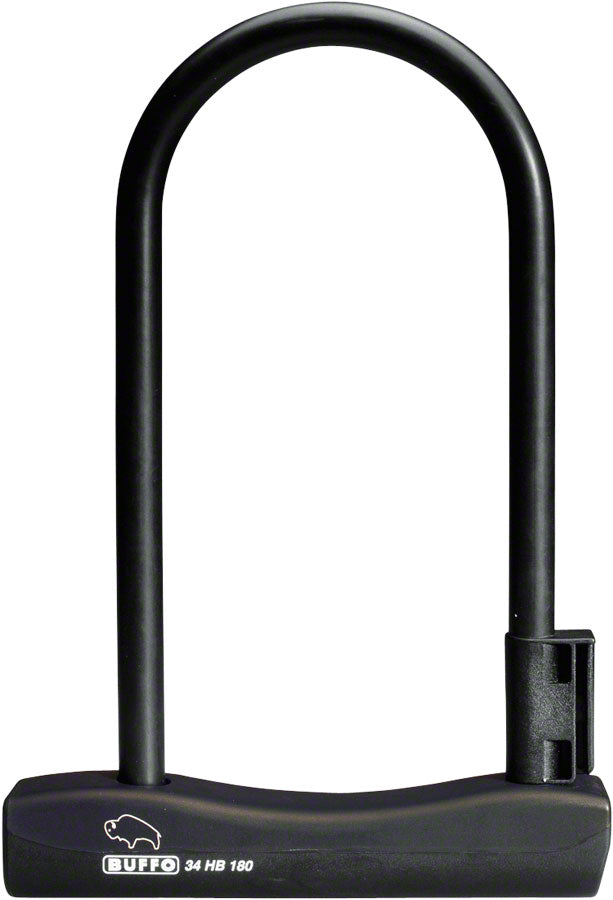 Abus Buffo U-Lock - 4 x 9" Keyed Black Includes bracket