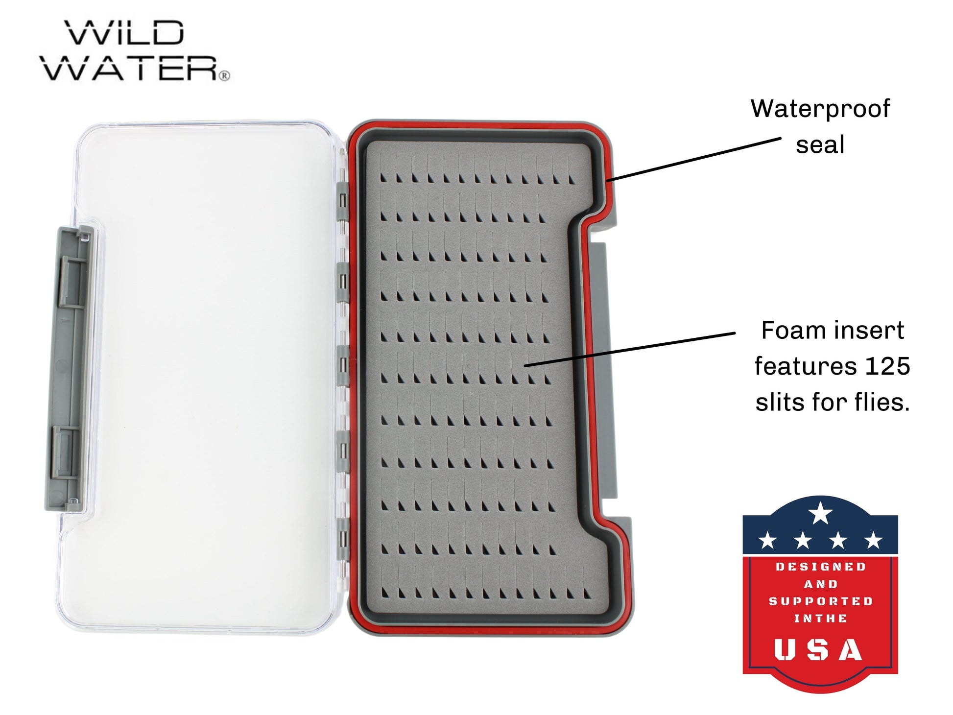 Wild Water Fly Fishing Large Thin Foam Insert Fly Box-Goodwynn&#39;sGoodwynn&#39;s