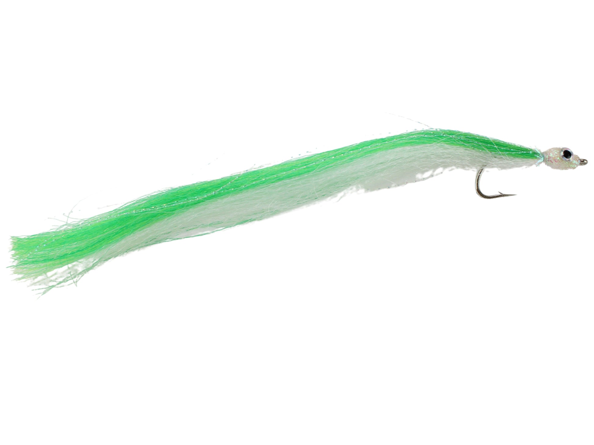 Wild Water Fly Fishing Green Long Tail Candy Eel, Size 1/0, Qty. 3-Goodwynn&#39;sGoodwynn&#39;s