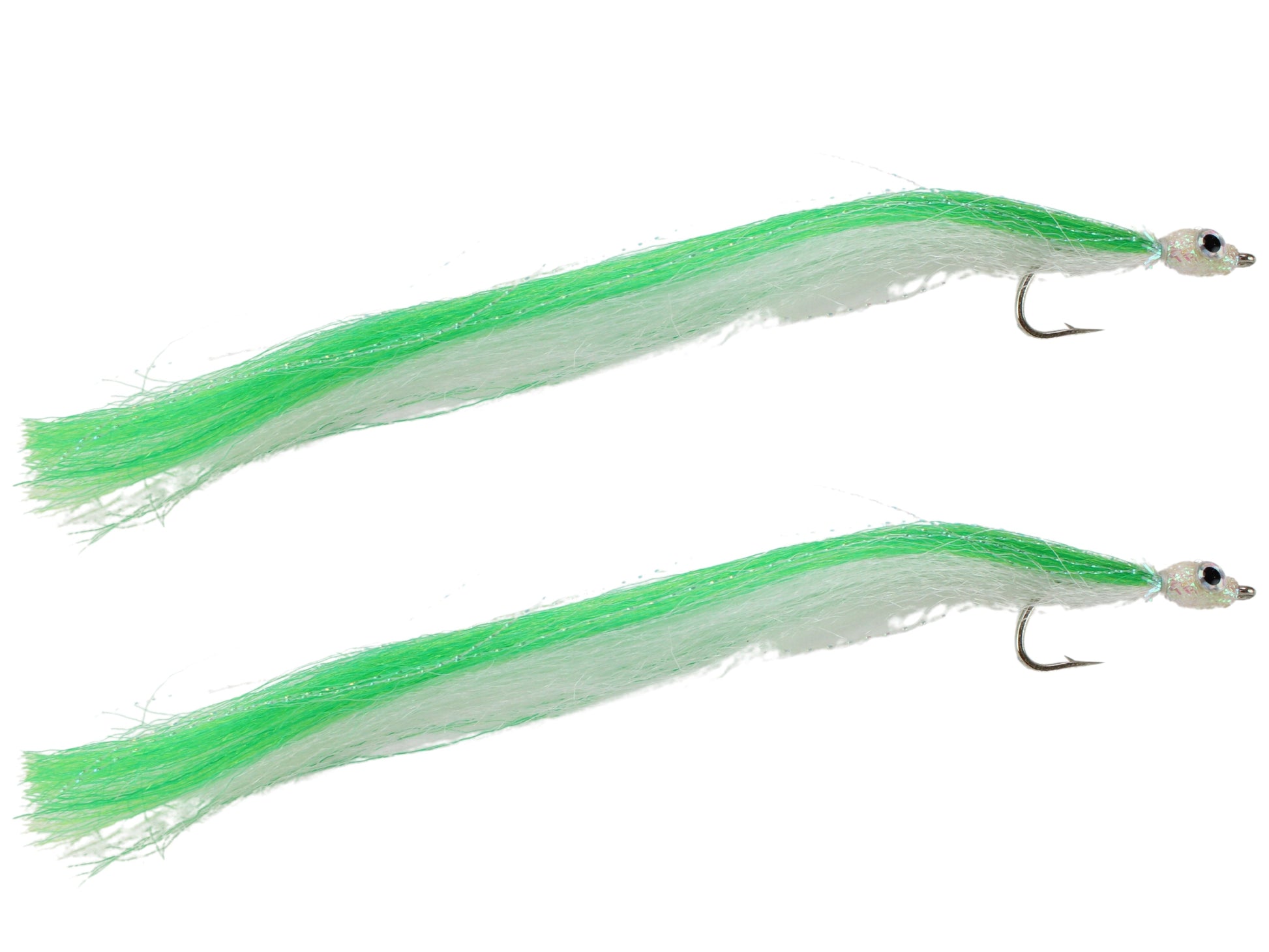 Wild Water Fly Fishing Green Long Tail Candy Eel, Size 1/0, Qty. 3-Goodwynn&#39;sGoodwynn&#39;s