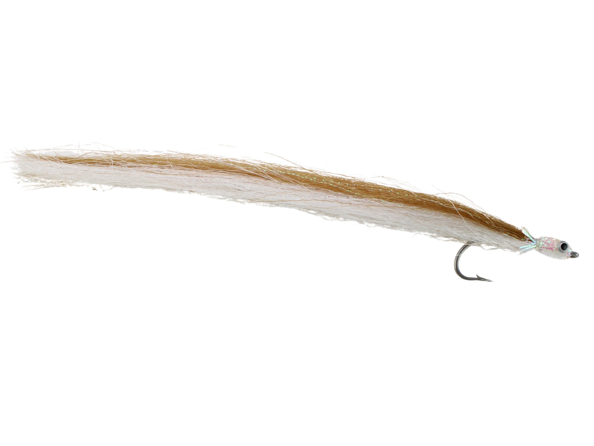 Wild Water Fly Fishing Brown Sand Long Tail Eel, Size 1/0, Qty. 3-Goodwynn&#39;sGoodwynn&#39;s