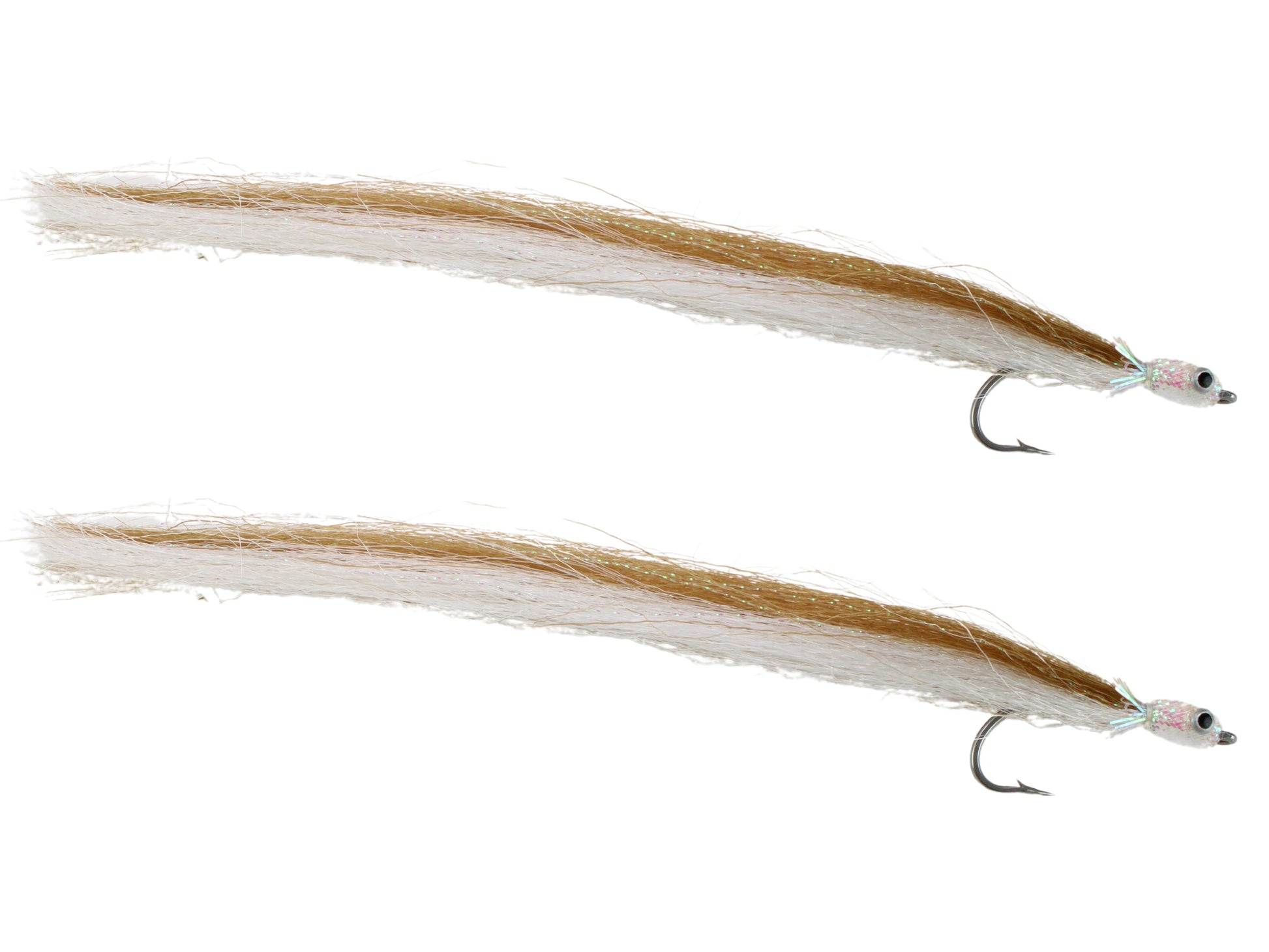 Wild Water Fly Fishing Brown Sand Long Tail Eel, Size 1/0, Qty. 3-Goodwynn&#39;sGoodwynn&#39;s