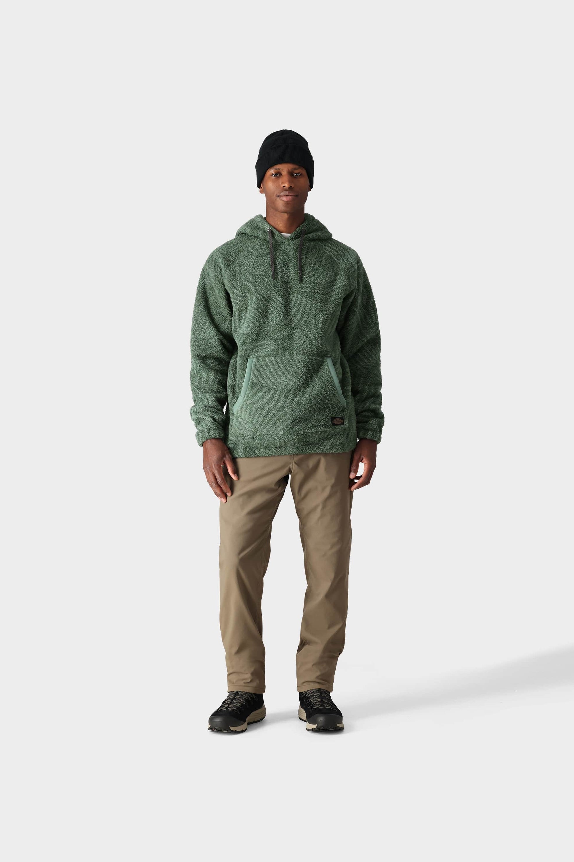 Buttermilk Sherpa Fleece Pullover Hoody-Goodwynn&#39;sGoodwynn&#39;s