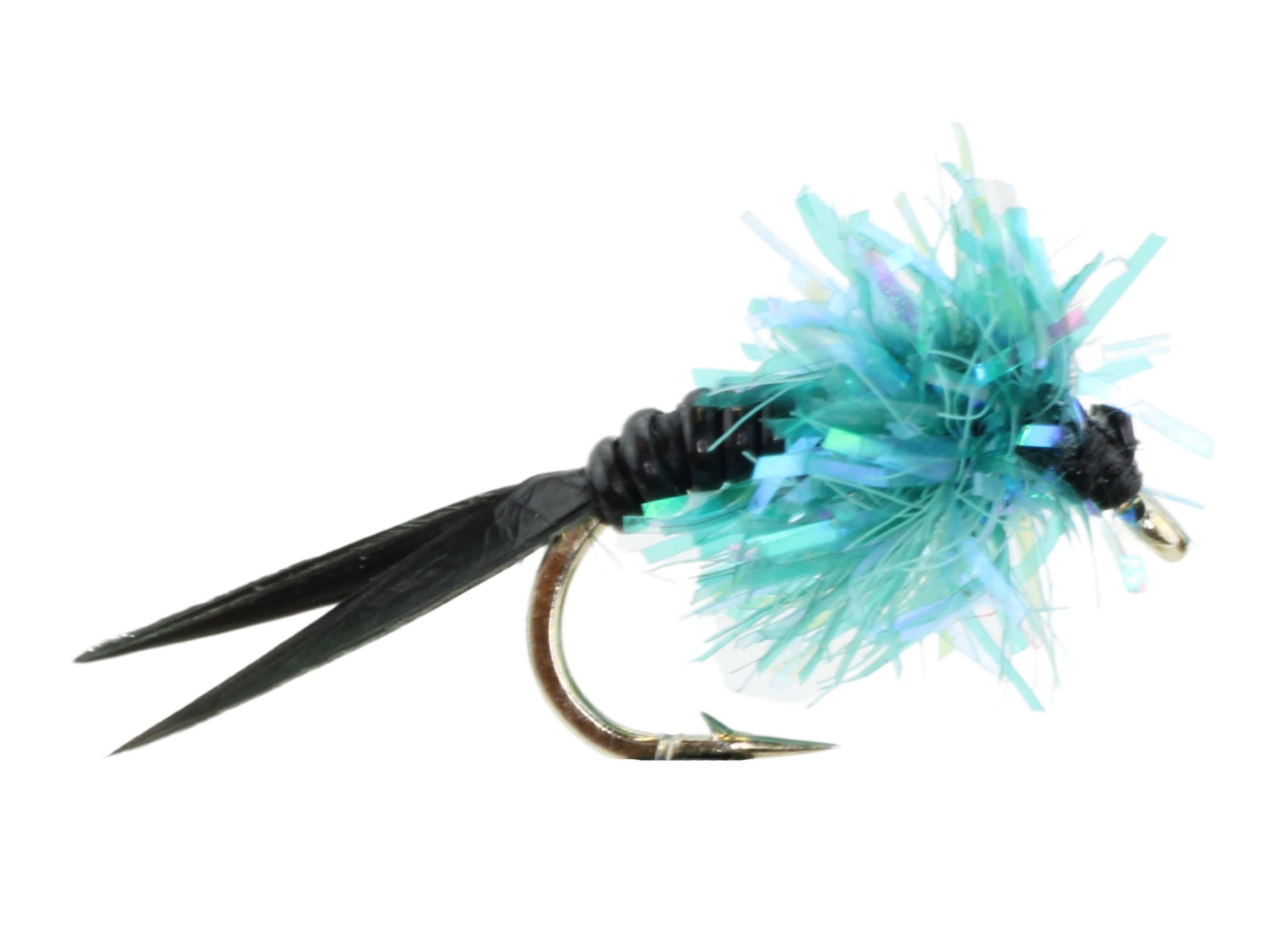 Wild Water Fly Fishing Estaz Stonefly, Metallic Blue, Size 12, Qty. 6-Goodwynn&#39;sGoodwynn&#39;s