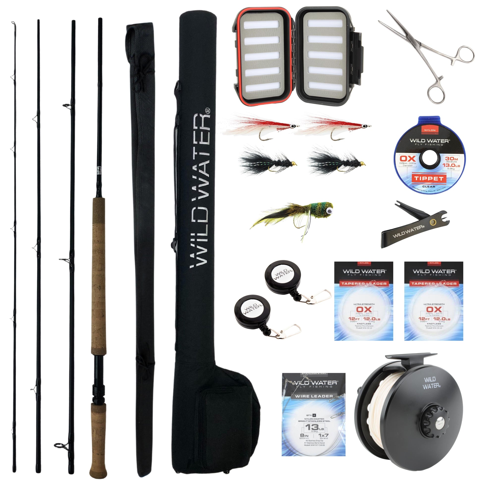 Wild Water Fly Fishing Kit for Bass and Pike, 11 ft 5 wt Switch Rod-Goodwynn&#39;sGoodwynn&#39;s