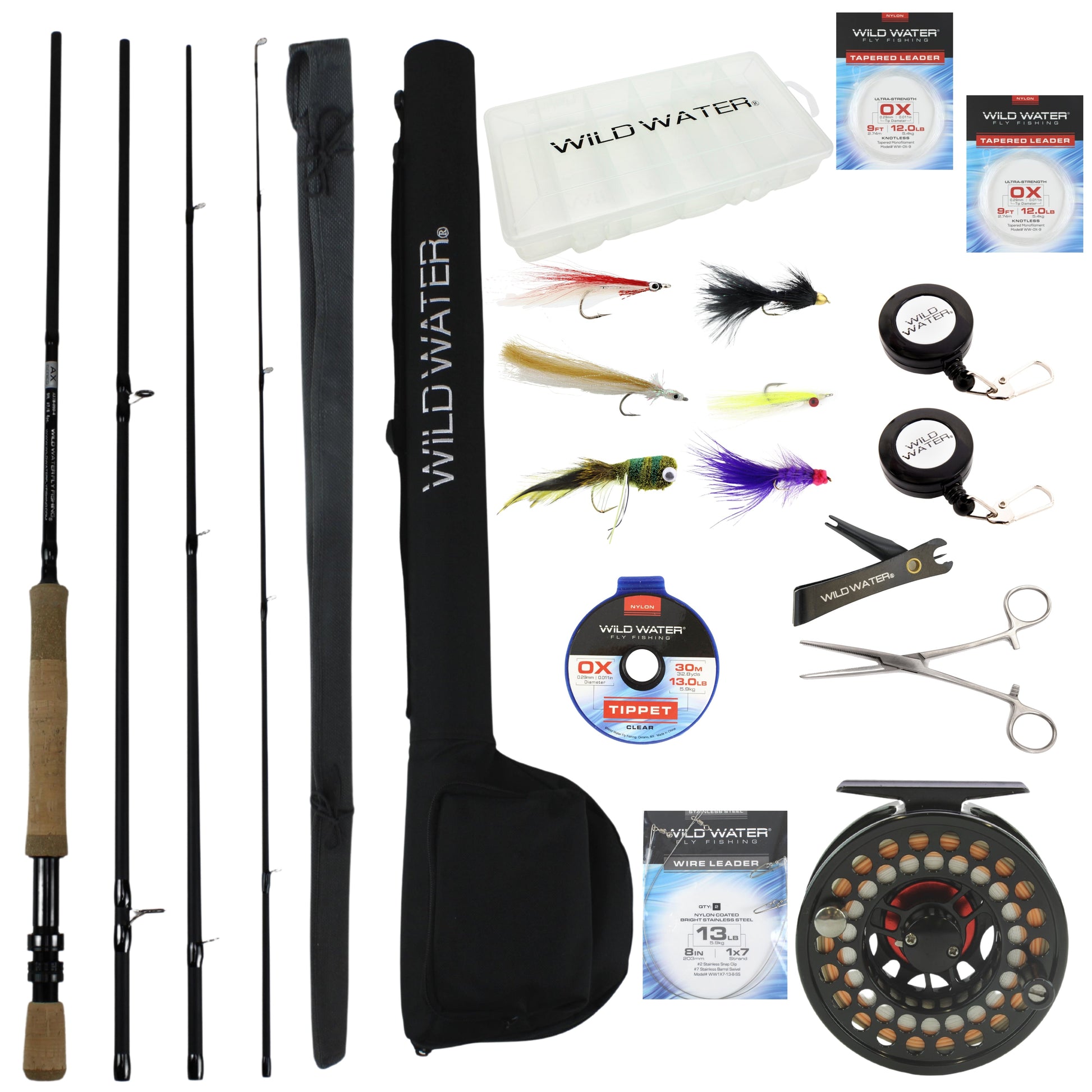 Wild Water Fly Fishing Kit, 9' 7/8 Weight Rod and CNC Reel Package-Goodwynn&#39;sGoodwynn&#39;s