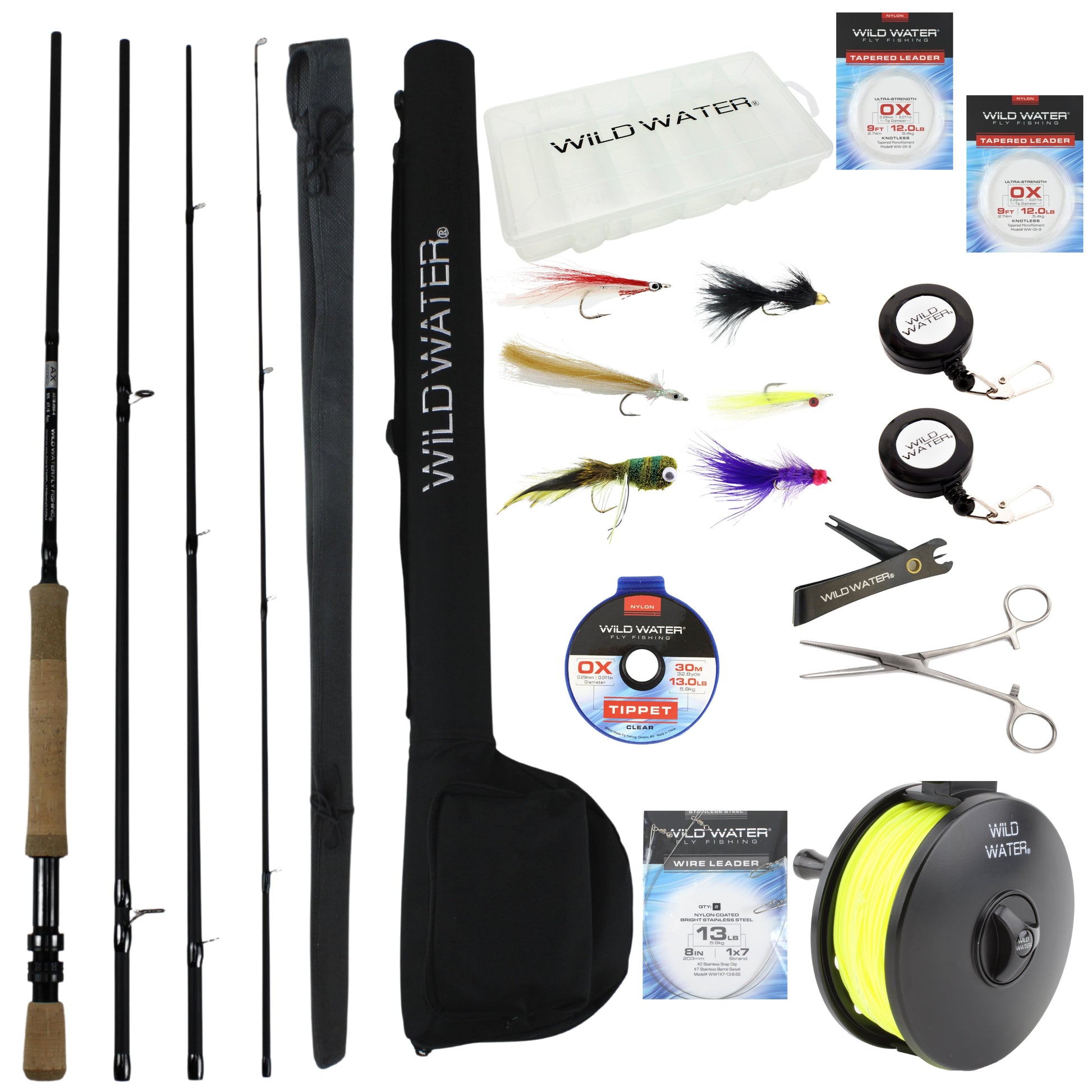 Wild Water Fly Fishing Kit, 9' 7/8 Weight Rod and Reel Package-Goodwynn&#39;sGoodwynn&#39;s