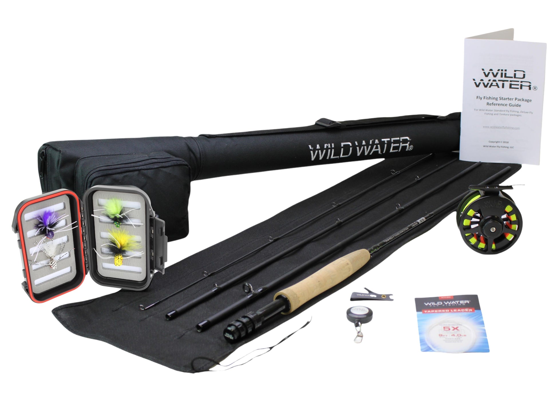 Wild Water Fly Fishing Combo for Panfish and Bass, 9 ft 5/6 wt Rod-Goodwynn&#39;sGoodwynn&#39;s