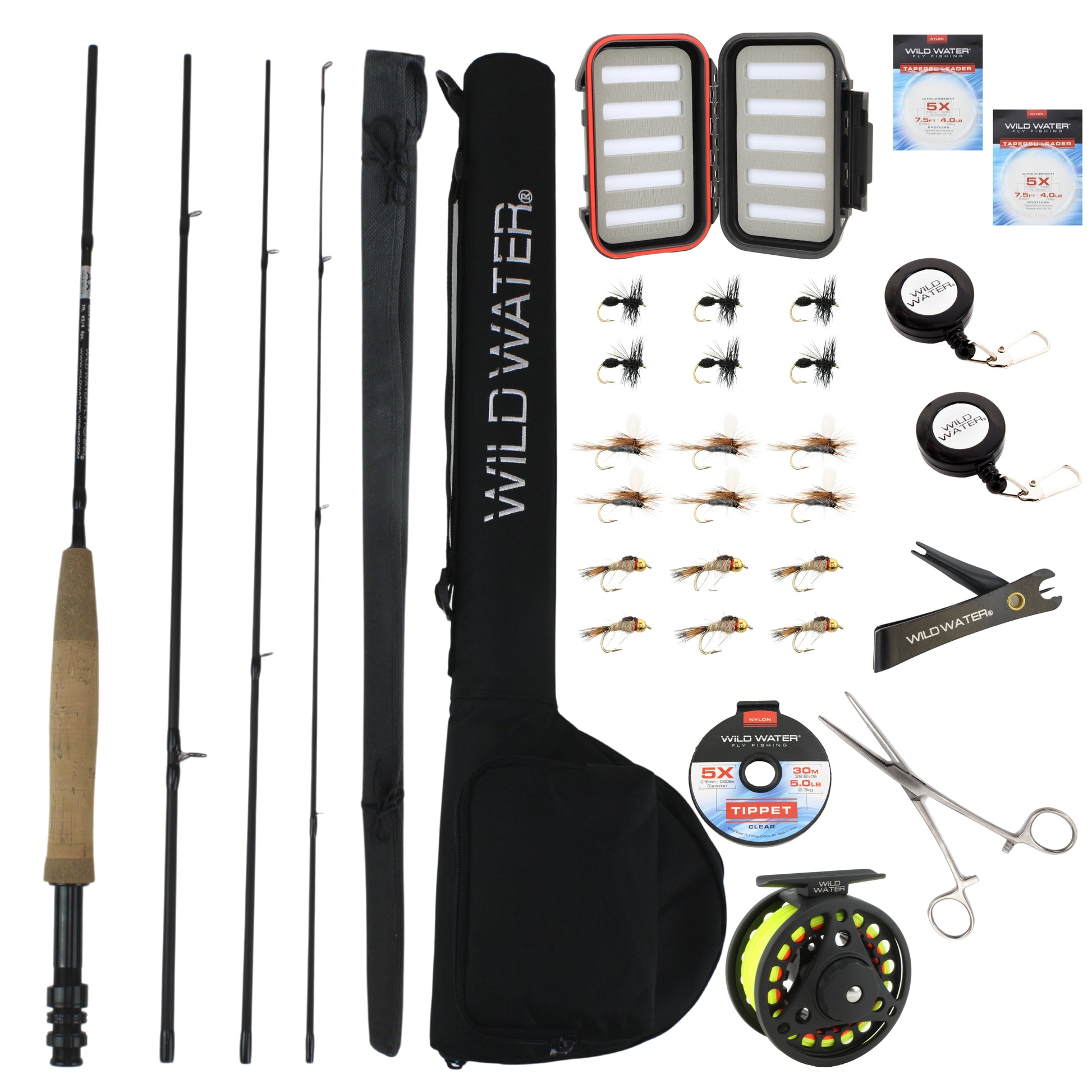 Wild Water Deluxe Fly Fishing Combo, 7 ft 3/4 wt Rod-Goodwynn&#39;sGoodwynn&#39;s