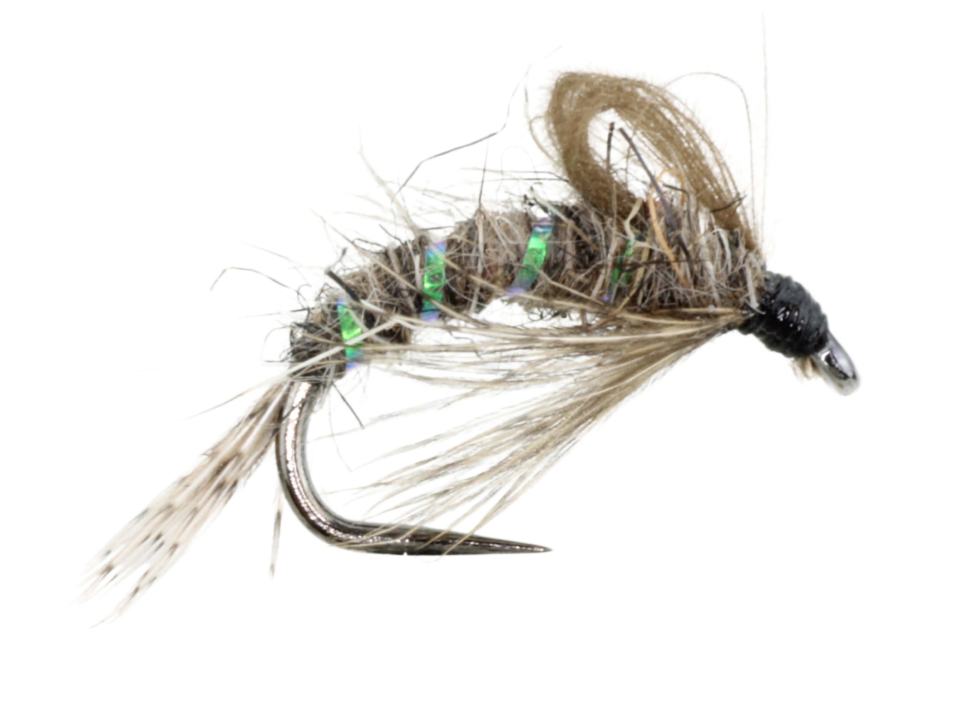 Wild Water Fly Fishing Olive Bubble Emerger, Size 14, Qty. 6-Goodwynn&#39;sGoodwynn&#39;s