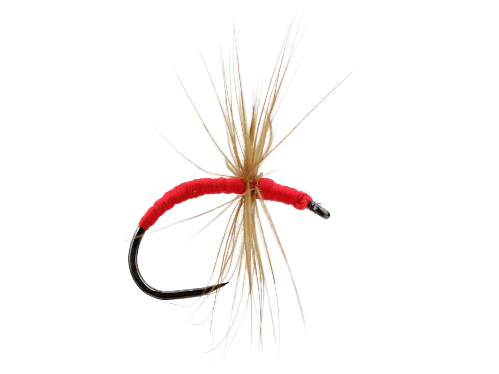 Wild Water Fly Fishing Hi-Vis Orange Indicator Kebari Tenkara Fly, size 12, qty. 6-Goodwynn&#39;sGoodwynn&#39;s