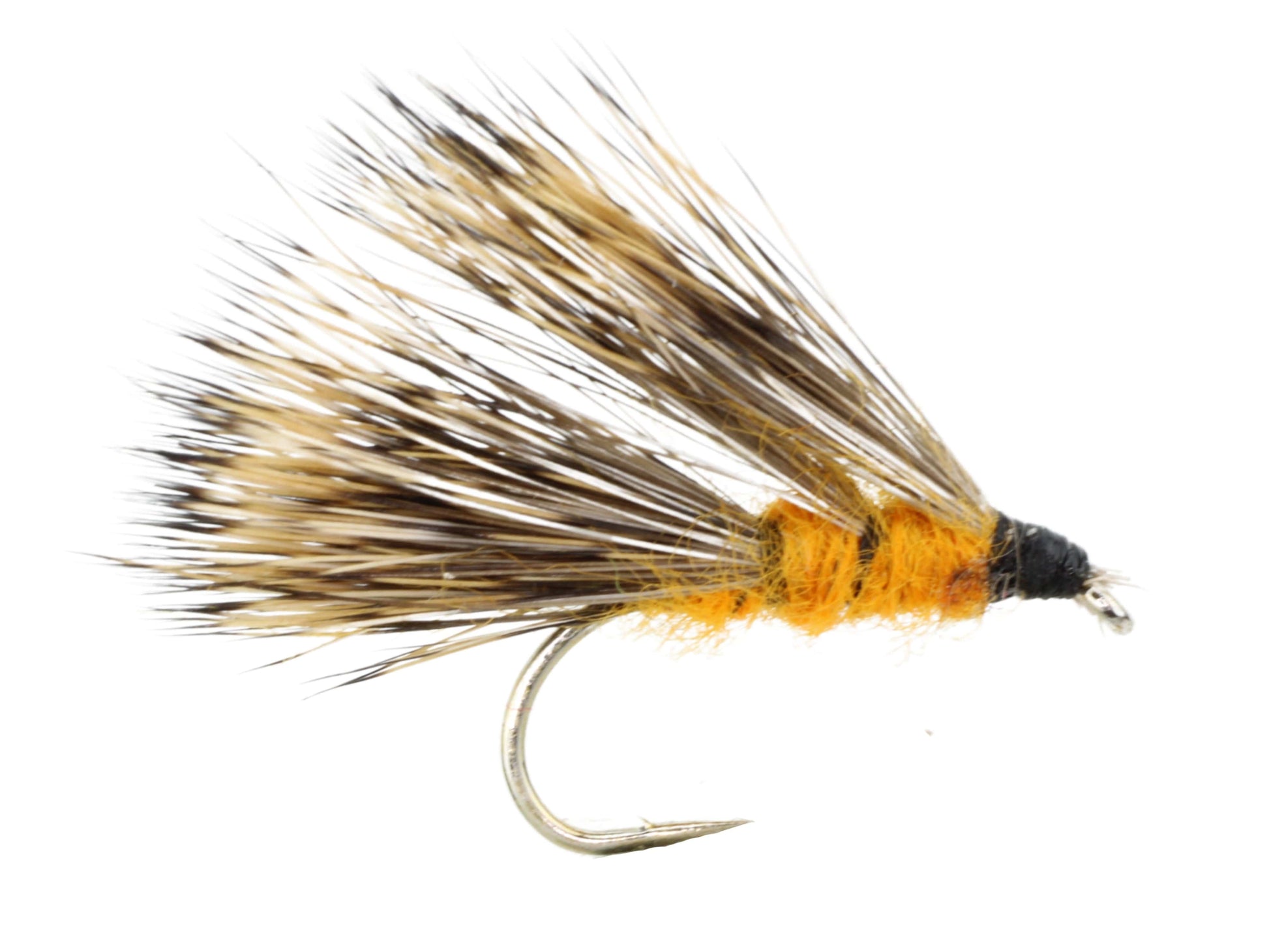 Wild Water Fly Fishing Orange Sedge Hog, Size 12, Qty. 6-Goodwynn&#39;sGoodwynn&#39;s